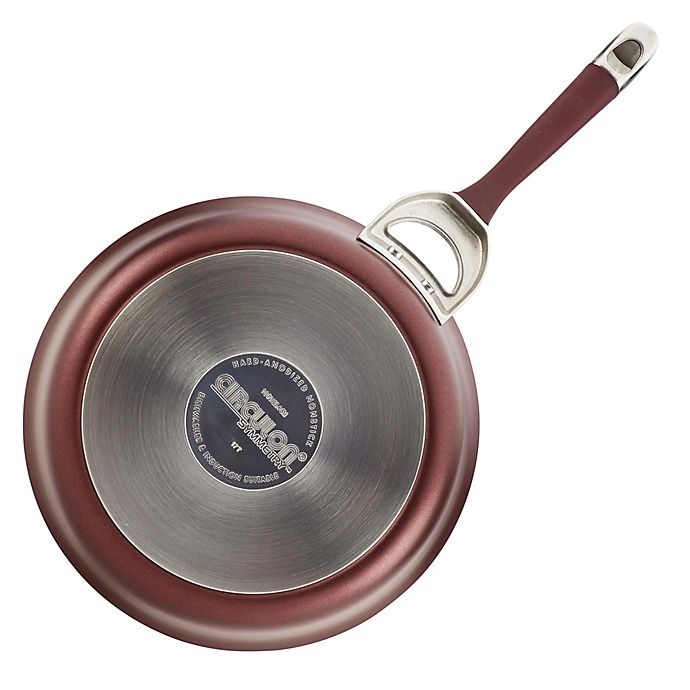 slide 4 of 8, Circulon Symmetry Nonstick Hard-Anodized Skillet Set - Merlot, 2 ct