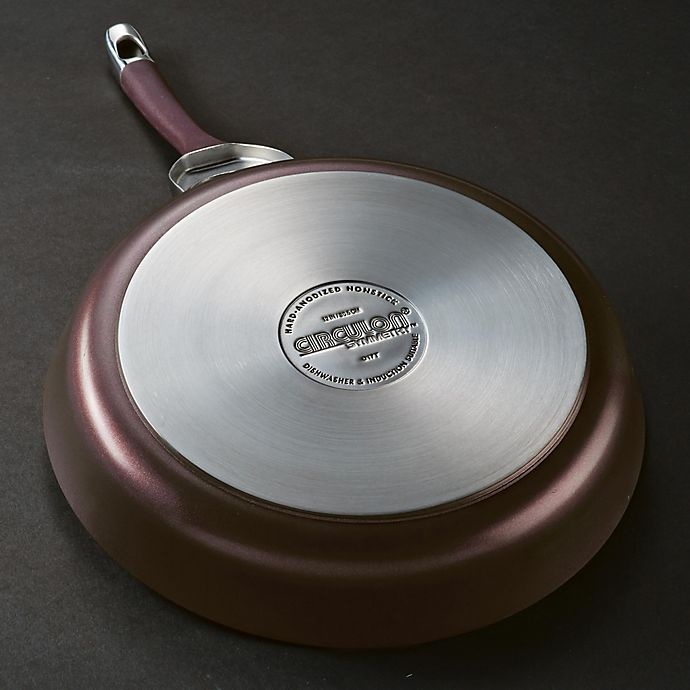 slide 6 of 8, Circulon Symmetry Nonstick Hard-Anodized Skillet Set - Merlot, 2 ct