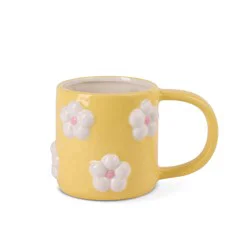 Core Home Bubble Flower Mug - Yellow