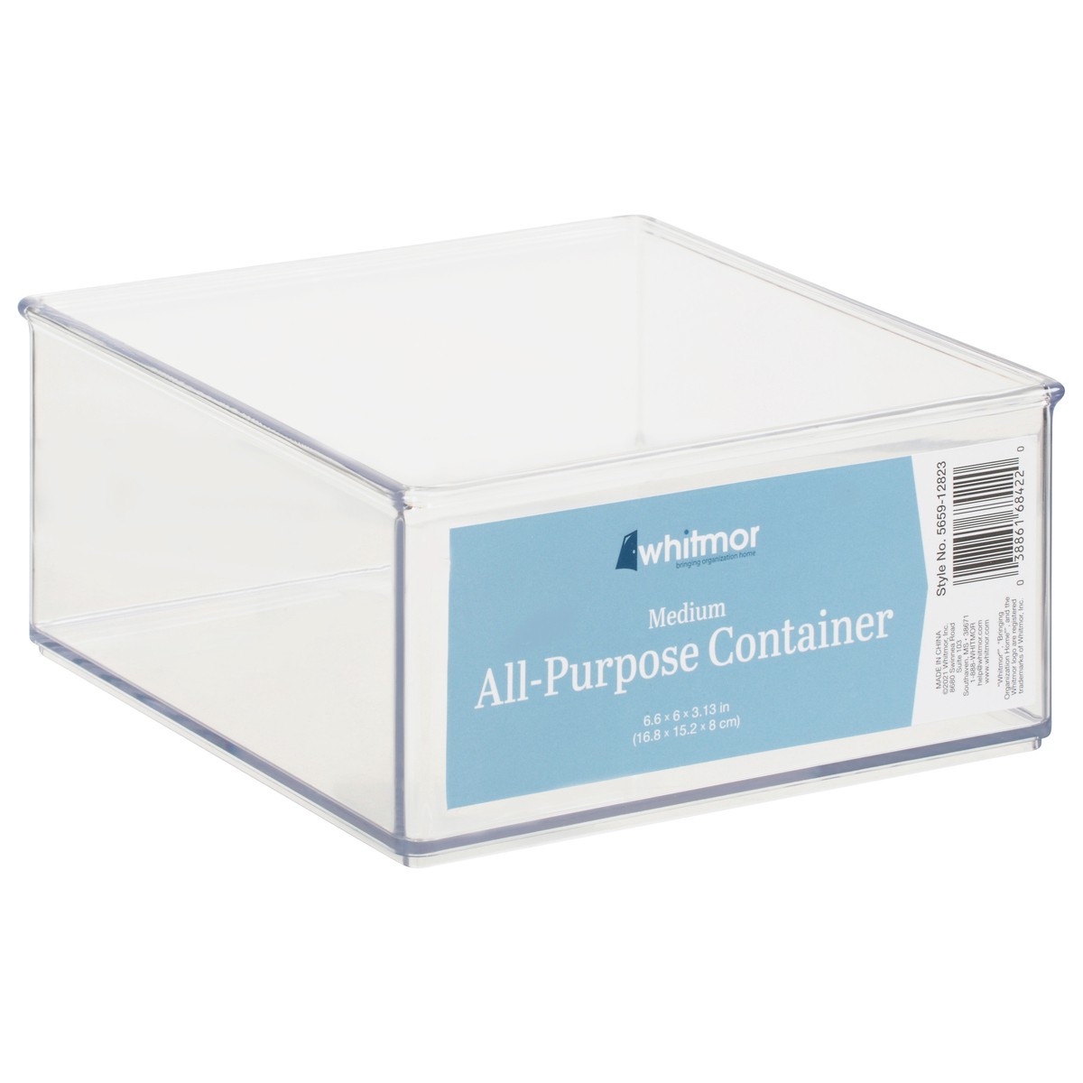 slide 3 of 9, Whitmor All-Purpose Container Medium 1 ea, 1 ct