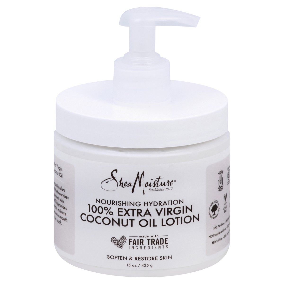 slide 2 of 3, SheaMoisture 100% Extra Virgin Coconut Oil Lotion, 1 ct