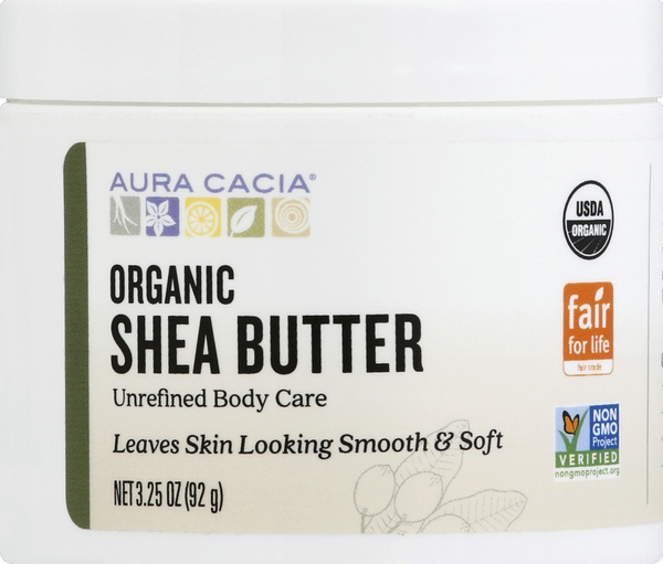 slide 1 of 1, Frontier Co-Op Aura Cacia Organic Shea Butter, 3.25 oz