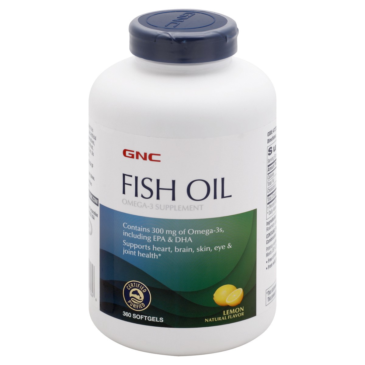 slide 4 of 8, GNC Fish Oil 360 ea, 360 ct