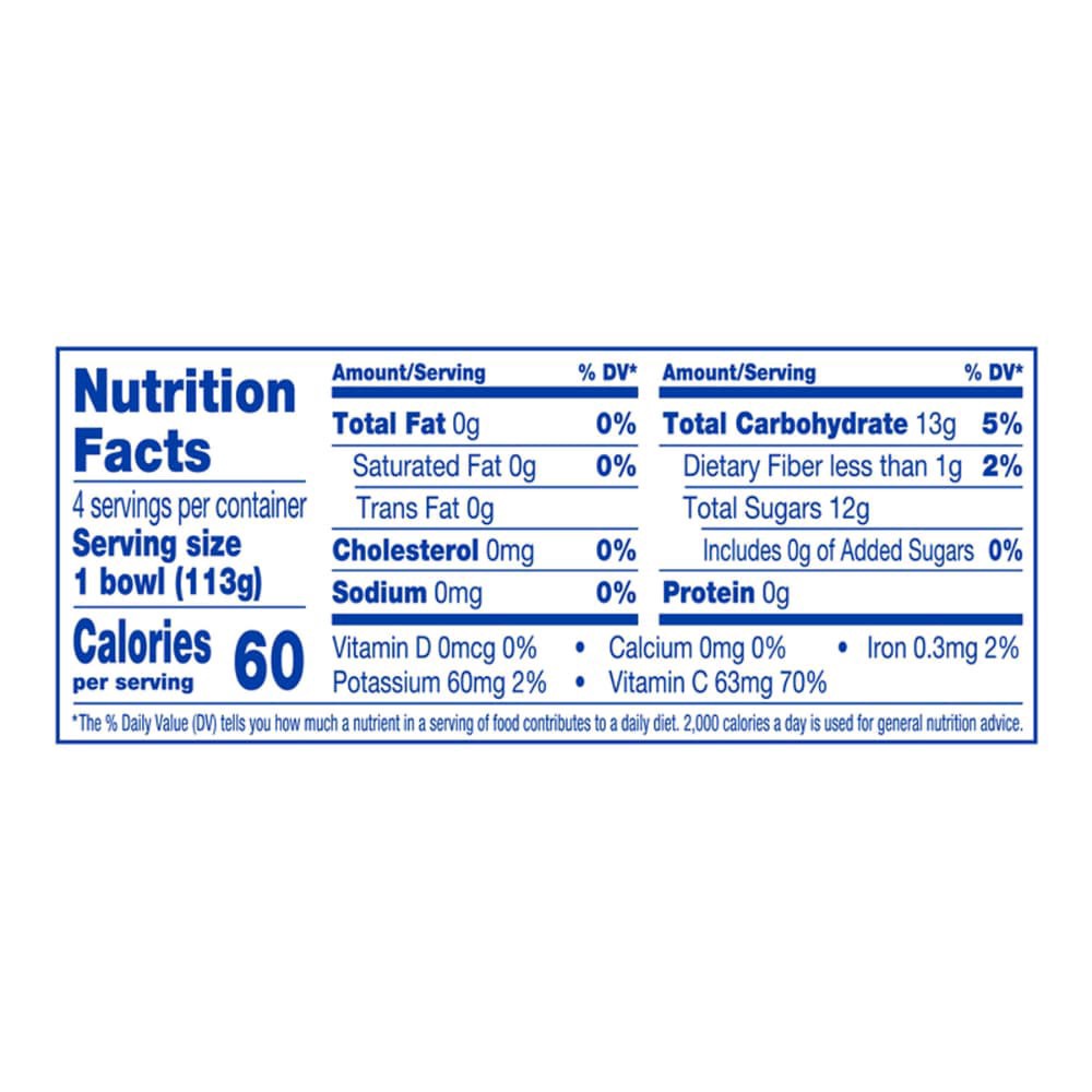 slide 4 of 5, Kroger 100% Juice Pineapple Tidbits Cups 4 Count, 16 oz