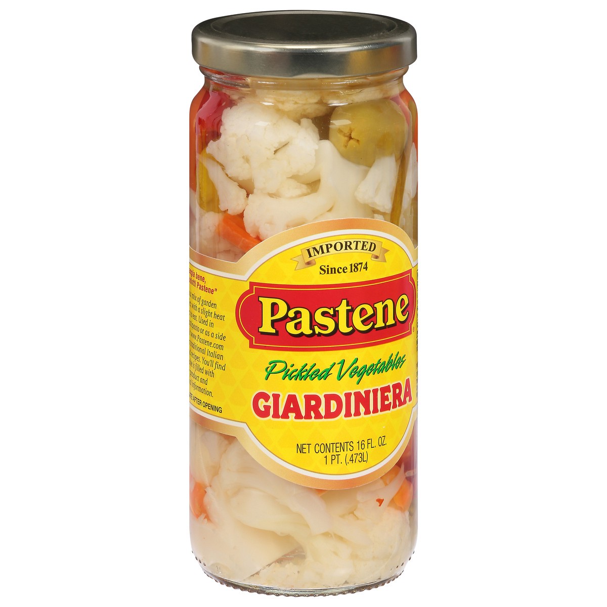 slide 4 of 9, Pastene Pickled Vegetables Giardiniera 16 fl oz, 16 fl oz