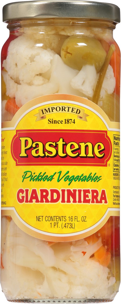 slide 9 of 9, Pastene Pickled Vegetables Giardiniera 16 fl oz, 16 fl oz