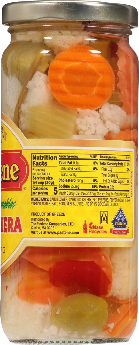 slide 2 of 9, Pastene Pickled Vegetables Giardiniera 16 fl oz, 16 fl oz