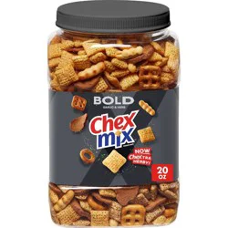 Chex Mix Bold Garlic and Herb Snack Mix, Snack Tub, 20 oz