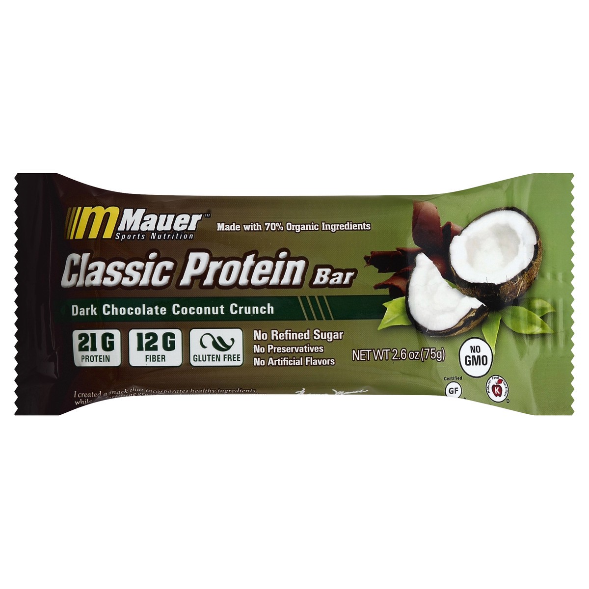 slide 2 of 6, Mauer Nutrition Protein Bar 2.6 oz, 2.6 oz