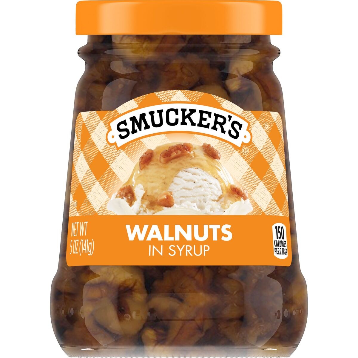 slide 6 of 9, Smucker's Walnuts in Syrup Spoonable Topping, 5 oz