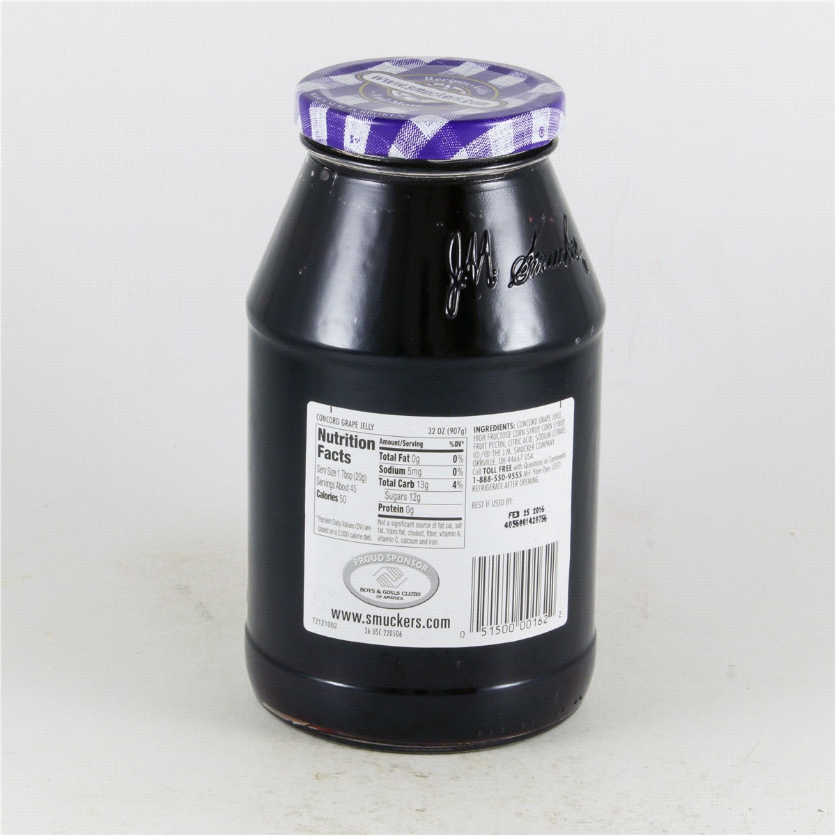 slide 5 of 5, Smucker's Concord Grape Jelly, 32 Ounces, 32 oz