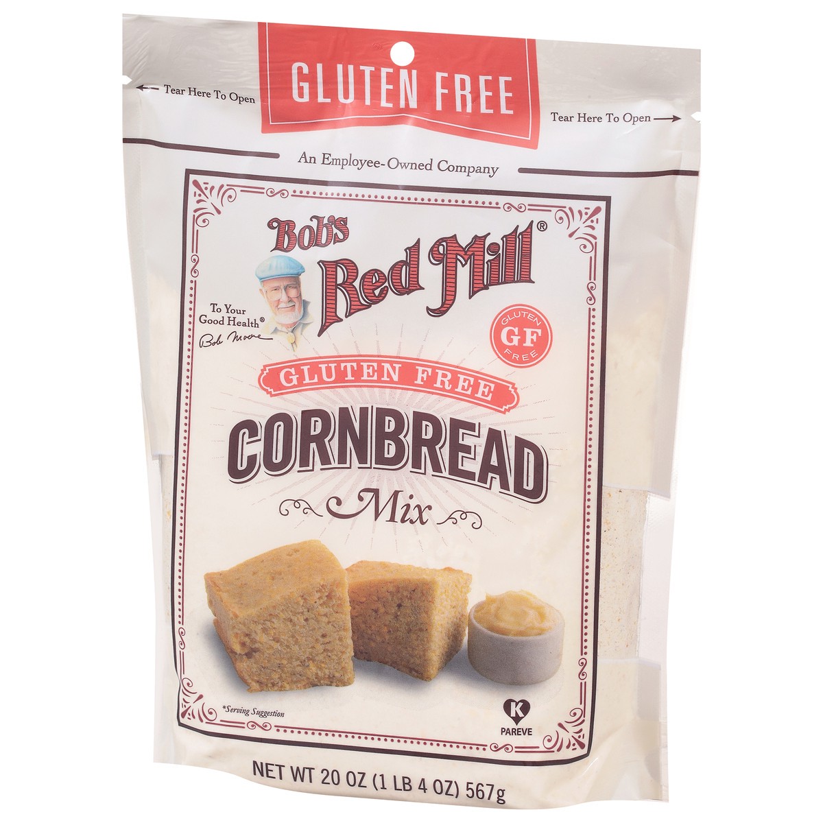 slide 7 of 9, Bob's Red Mill Gluten Free Cornbread Mix 20 oz, 1 ct