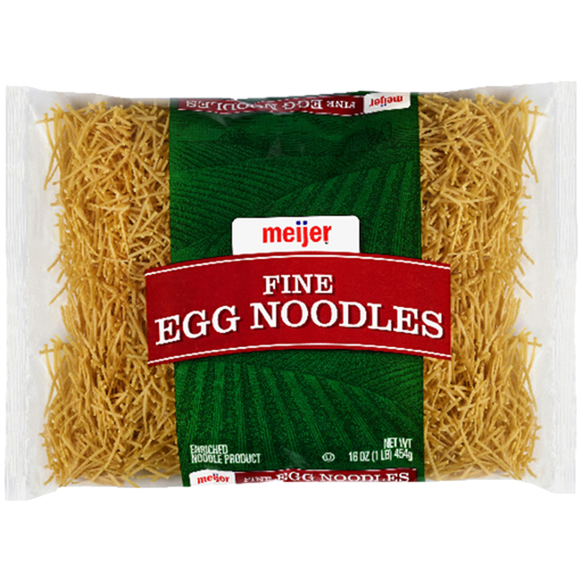slide 1 of 1, Meijer Fine Egg Noodles, 16 oz