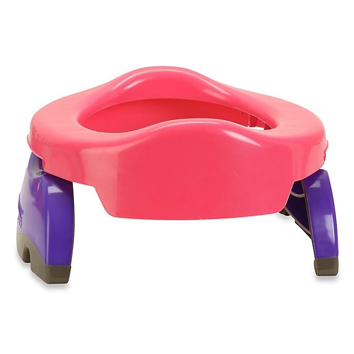 slide 2 of 5, Potette Plus 2-in-1 Travel Potty and Trainer Seat - Pink, 1 ct