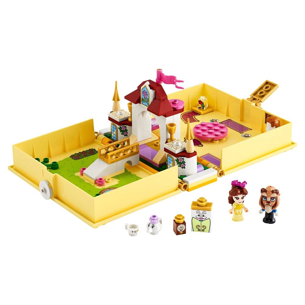 slide 2 of 7, LEGO Disney Belle's Storybook Adventures Princess Building Playset 43177, 1 ct