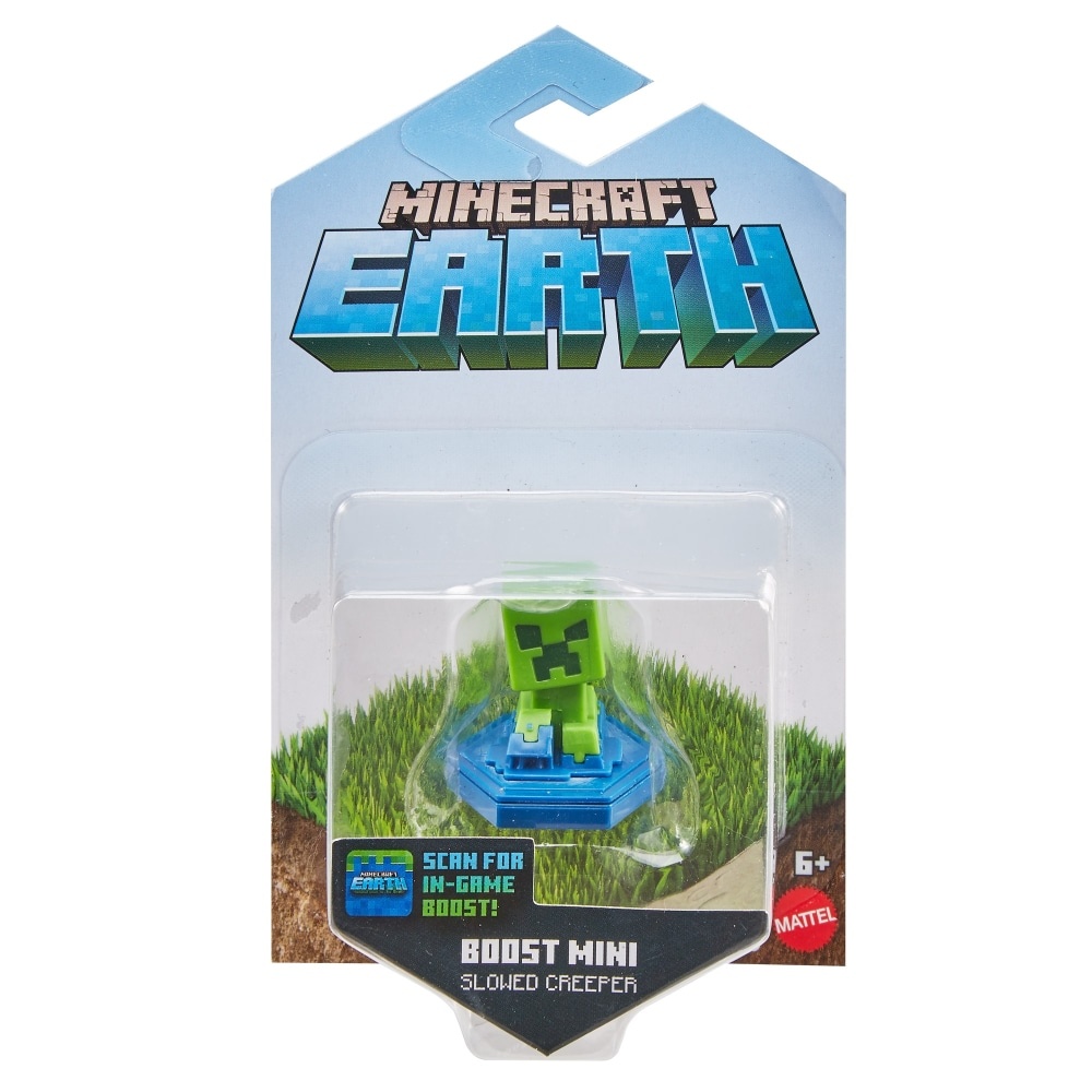 slide 1 of 1, Mattel Minecraft Earth Boost Slowed Creeper Action Figure, 1 ct