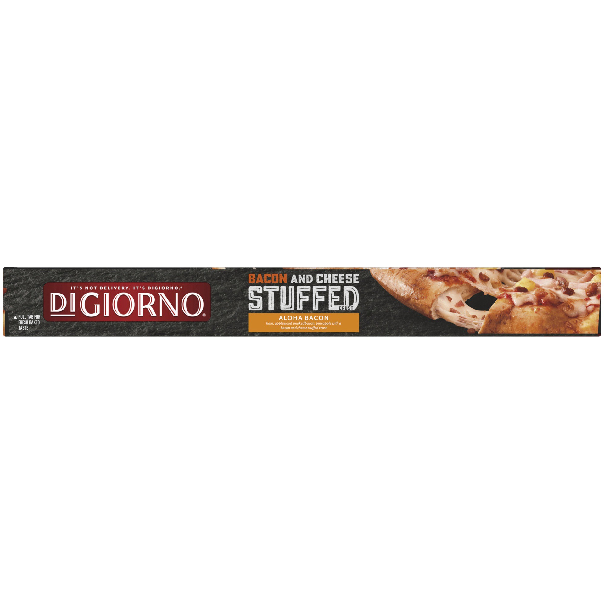 slide 3 of 10, DiGiorno Bacon & Cheese Stuffed Crust Aloha Bacon Pizza, 24.5 oz