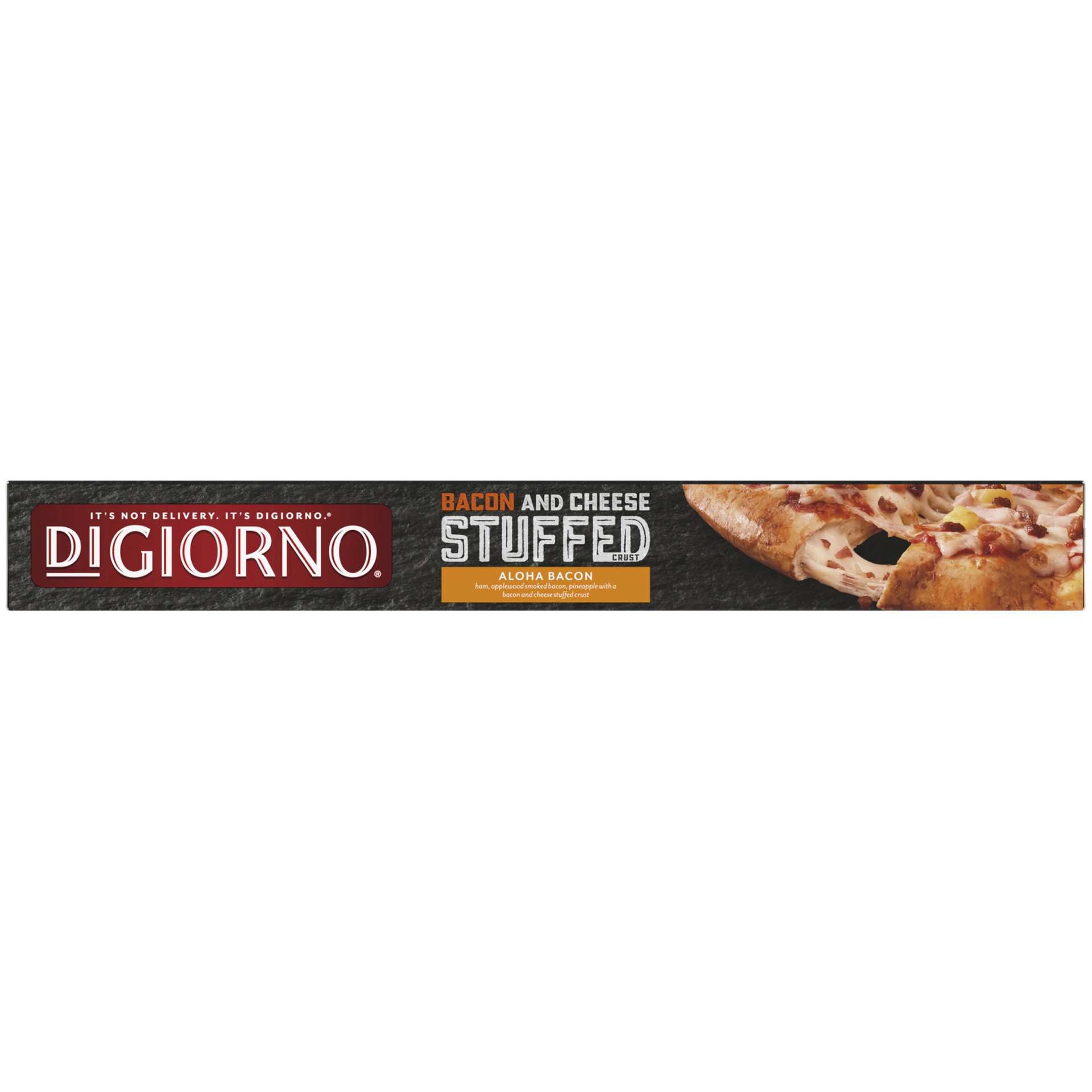 slide 6 of 10, DiGiorno Bacon & Cheese Stuffed Crust Aloha Bacon Pizza, 24.5 oz