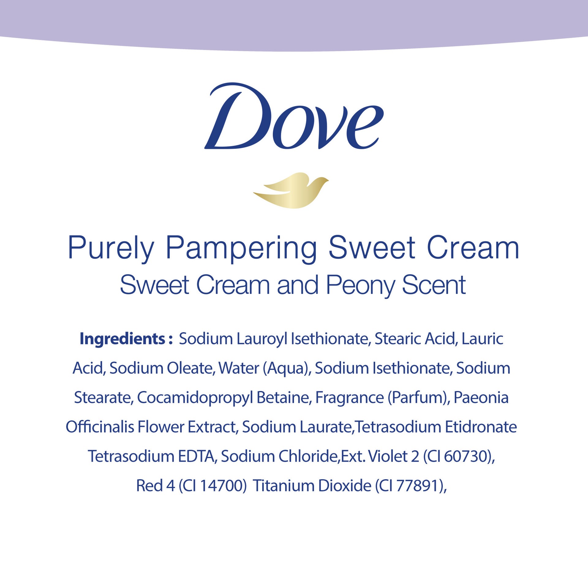 slide 3 of 5, Dove Purely Pampering Sweet Cream Peony Beauty Bar, 6 ct