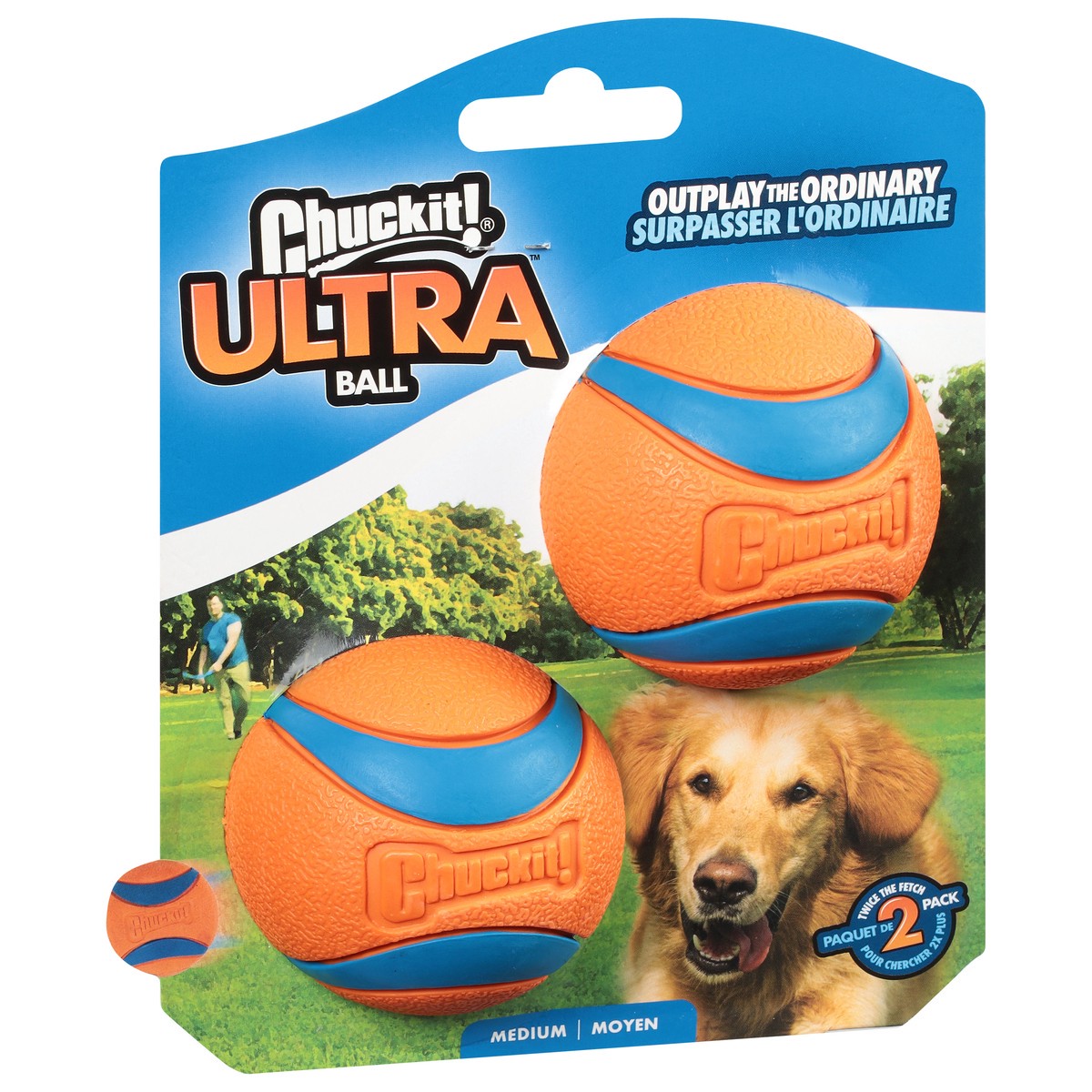 slide 2 of 9, ChuckIt! Ultra Ball Dog Toy, Medium, 2 ct