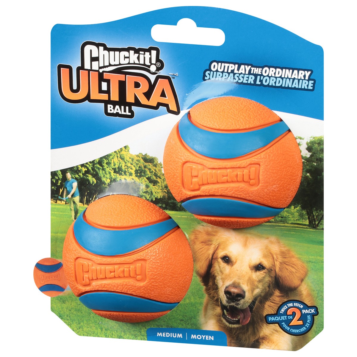 slide 3 of 9, ChuckIt! Ultra Ball Dog Toy, Medium, 2 ct