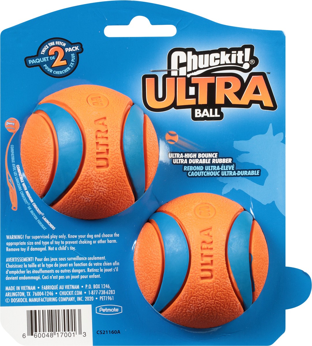 slide 7 of 9, ChuckIt! Ultra Ball Dog Toy, Medium, 2 ct