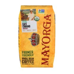 Mayorga Organic Cafe Cubano Dark Roast Whole Bean Coffee