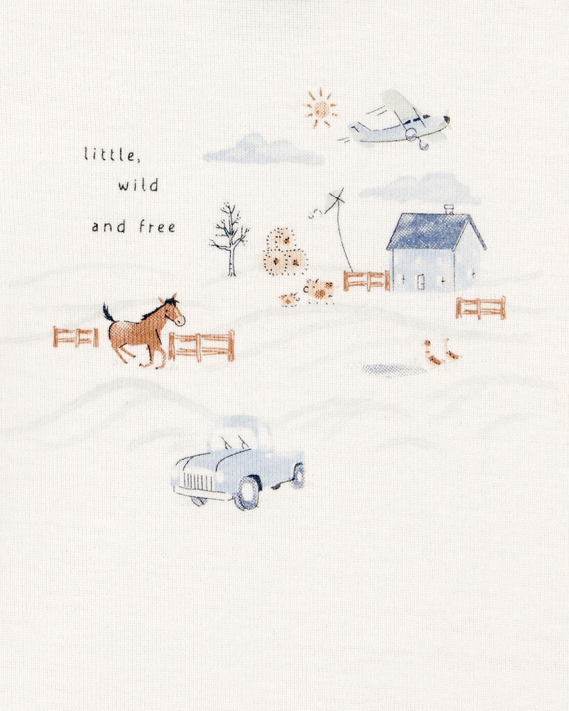 slide 3 of 3, Carter's Baby Dog 3-Piece Cardigan Set - Blue/White Blue/White NB, 3 pc