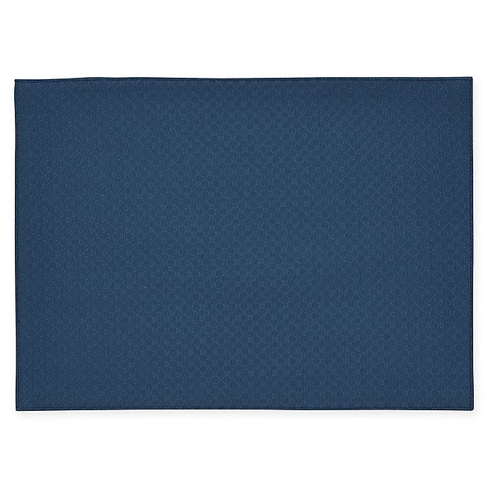 slide 1 of 1, Fiesta Maya Solid Placemat - Lapis, 1 ct