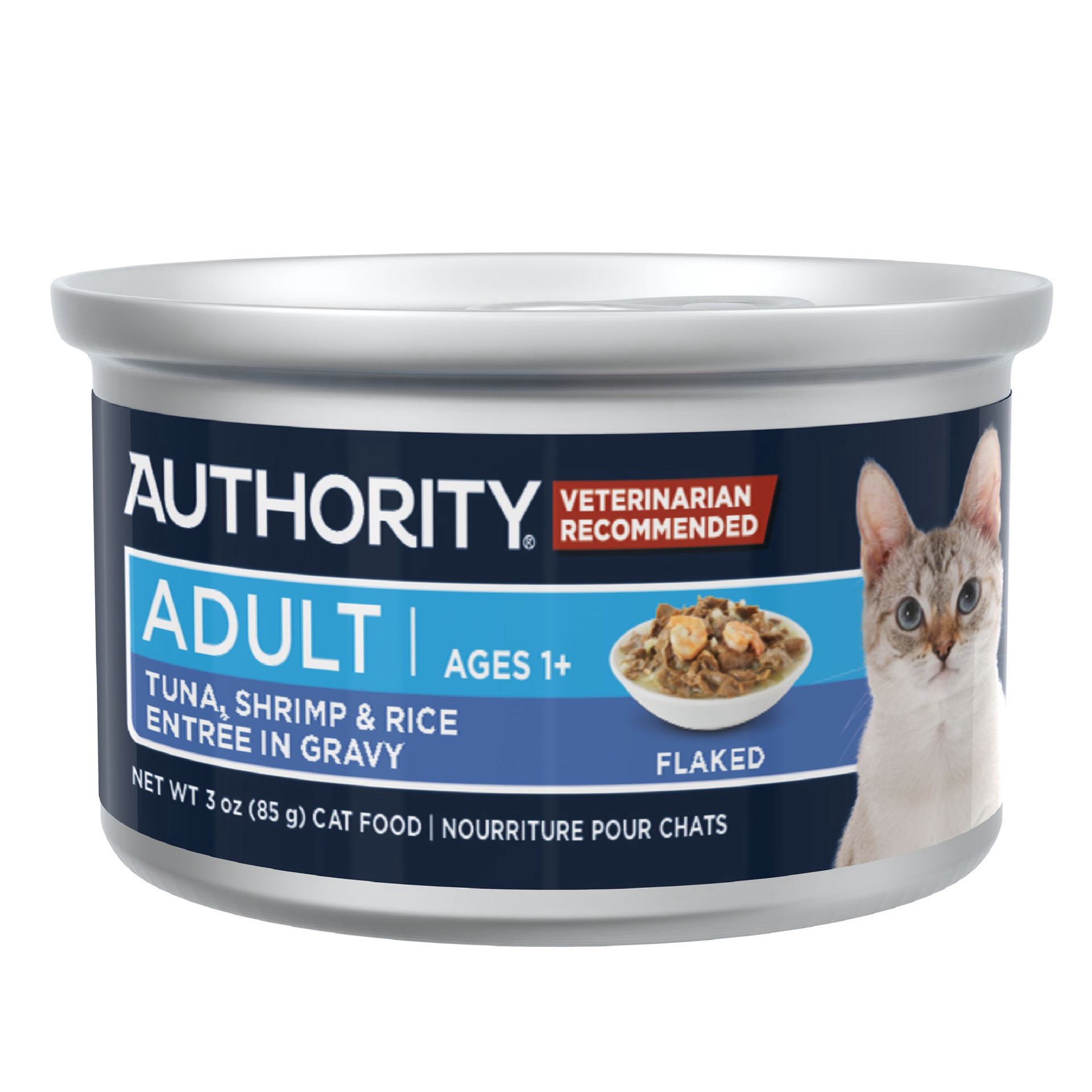 slide 1 of 1, Authority Adult Wet Cat Food - Entree In Gravy, 3 Oz., 3 oz