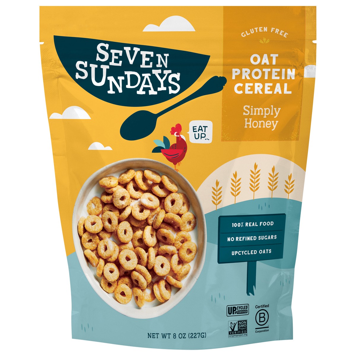 slide 1 of 13, Seven Sundays Simply Honey Oat Protein Cereal - 8 oz, 8 oz