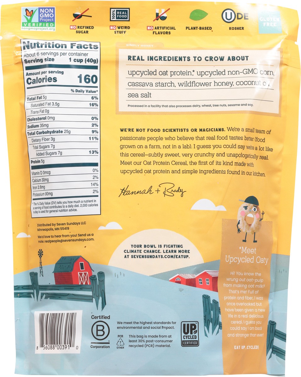 slide 6 of 13, Seven Sundays Simply Honey Oat Protein Cereal - 8 oz, 8 oz