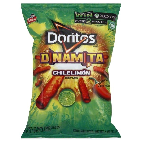 slide 1 of 1, Doritos Dinamita Limon, 3.7 oz