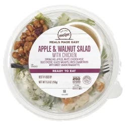 Fresh from Meijer Apple & Walnut Salad with Chicken Salad Bowl, 5.5 oz