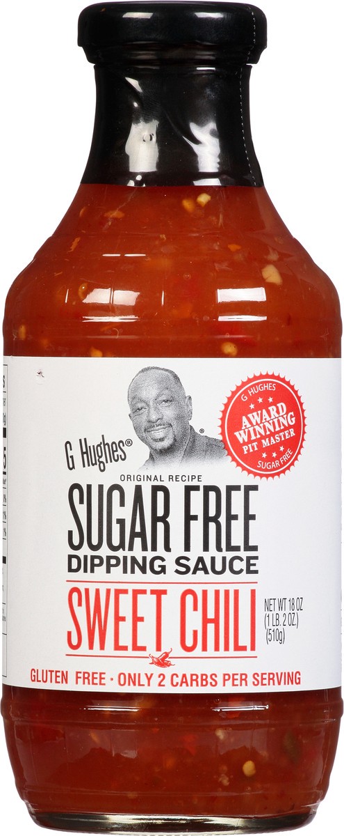 slide 6 of 9, G Hughes Sugar Free Sweet Chili Dipping Sauce 18 oz, 18 oz