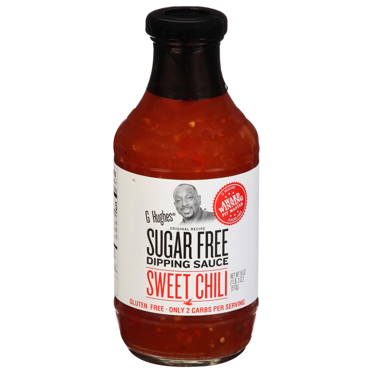 slide 1 of 1, G Hughes Dipping Sauce, Sugar Free, Sweet Chili, 18 oz