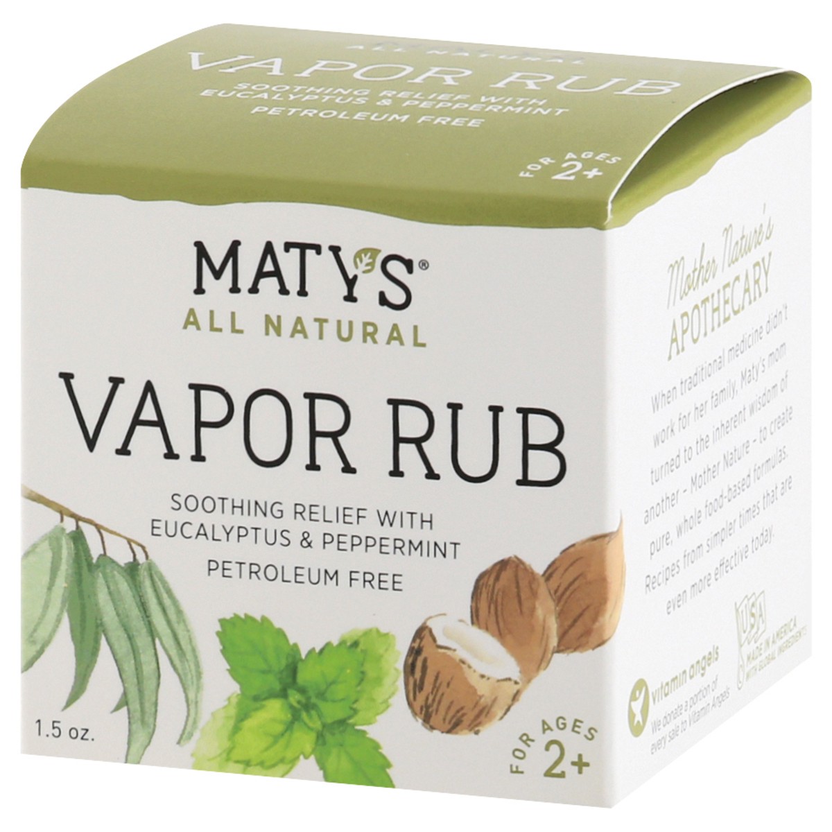 slide 9 of 9, Maty's All Natrl Vapor Rub, 1.5 oz