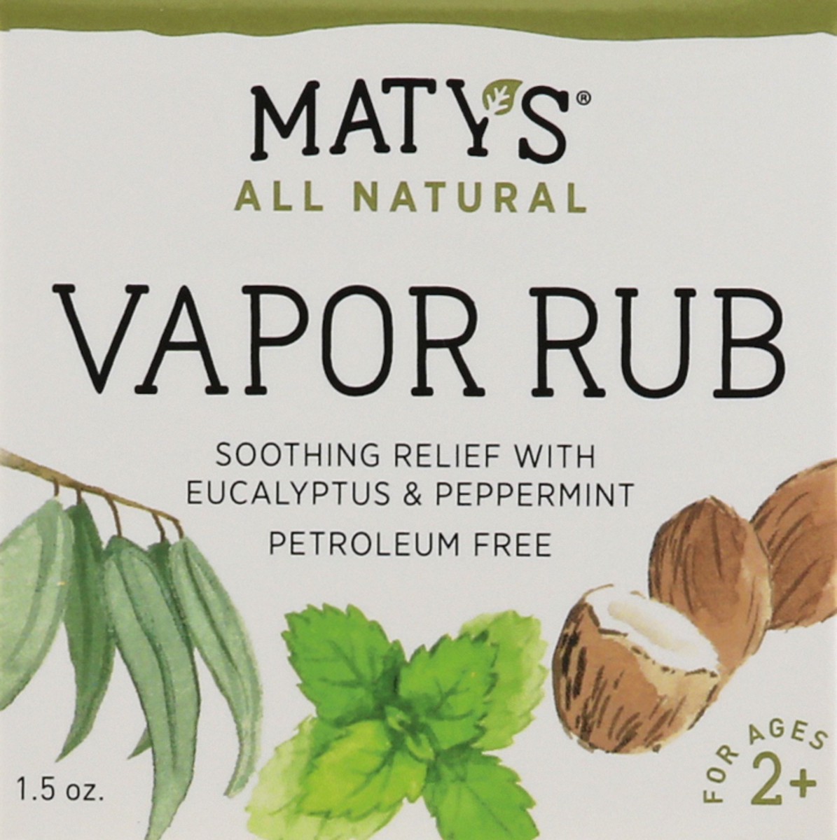 slide 6 of 9, Maty's All Natrl Vapor Rub, 1.5 oz