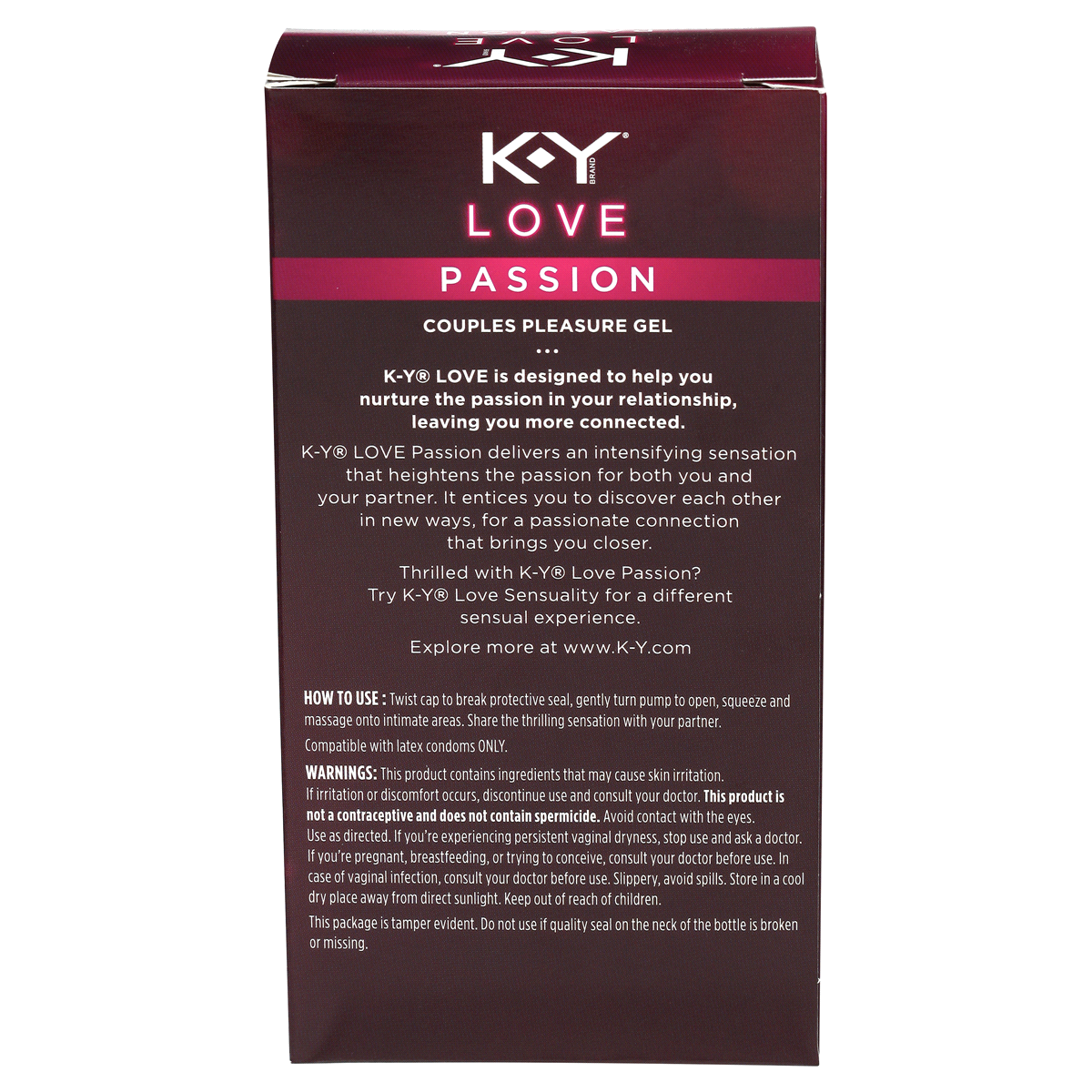 slide 10 of 10, K-Y Love Water-based Lubricant, 1.69 oz., Personal Lube For Women That Will Bring Tingling Sensations, 1.69 oz