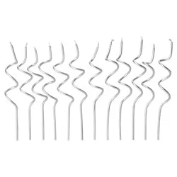 Papyrus Birthday Candles, Silver Swirl (12-Count)