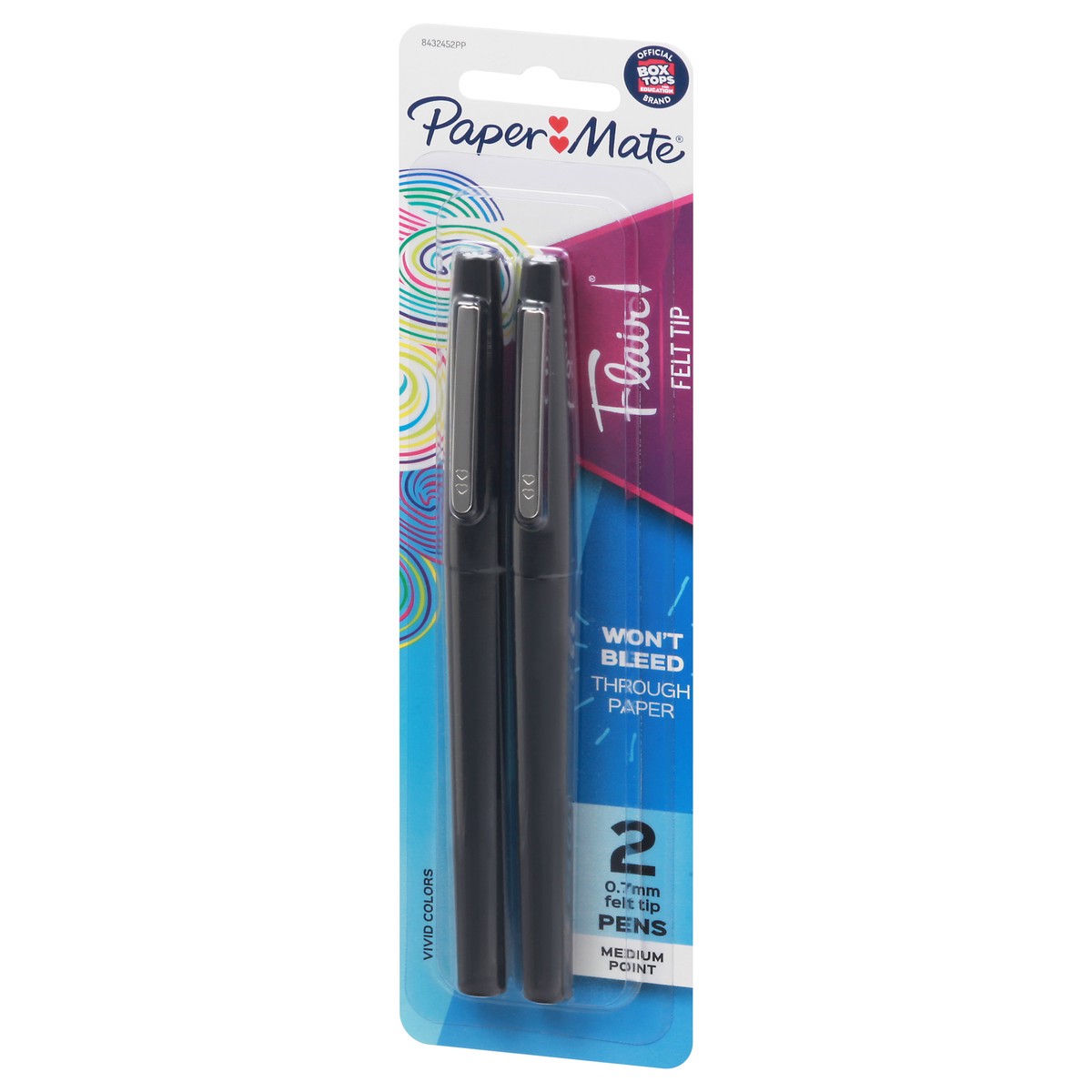 slide 5 of 9, Paper Mate Flair Medium Point 0.7 mm Felt Tip Pens 2 2 ea, 2 ct