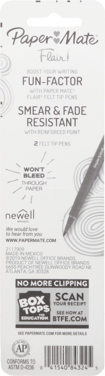 slide 5 of 9, Paper Mate Flair Medium Point 0.7 mm Felt Tip Pens 2 2 ea, 2 ct