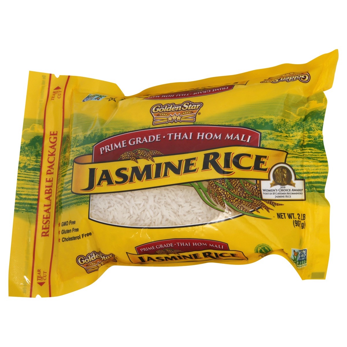 slide 5 of 9, Golden Star Prime Grade Jasmine Rice 2 lb, 2 lb