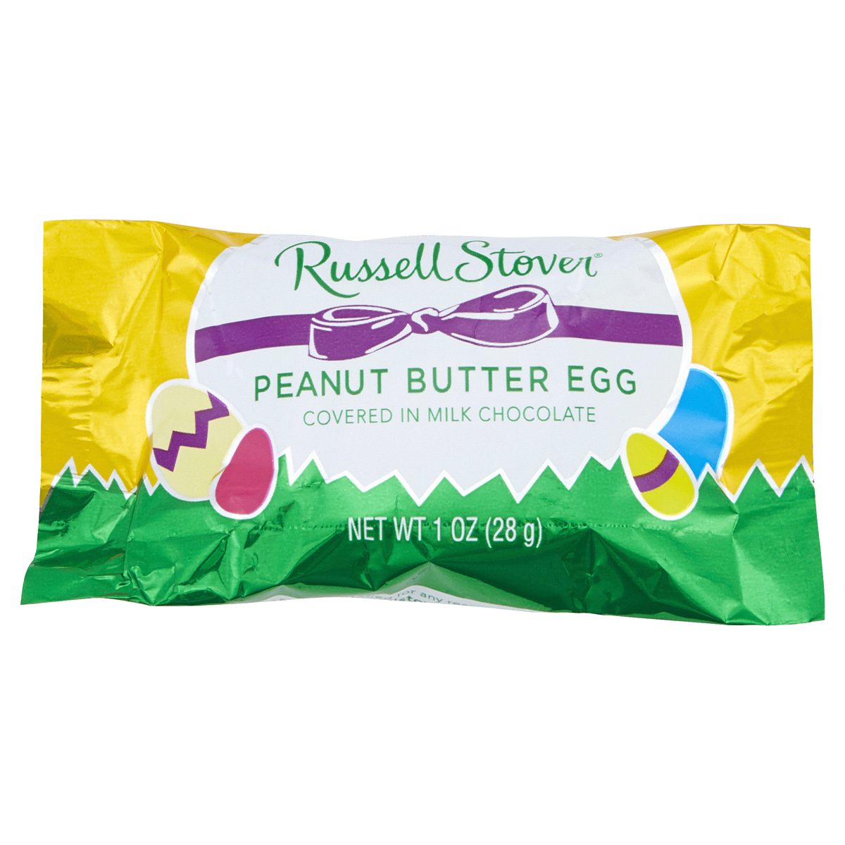slide 1 of 1, Russell Stover Easter Milk Chocolate Peanut Butter Egg, 1 oz