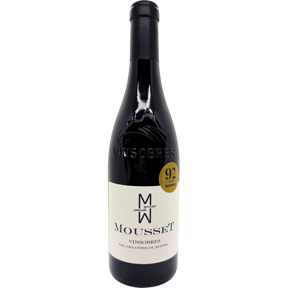 slide 1 of 1, Mousset Vinsobres Rouge, 750 ml