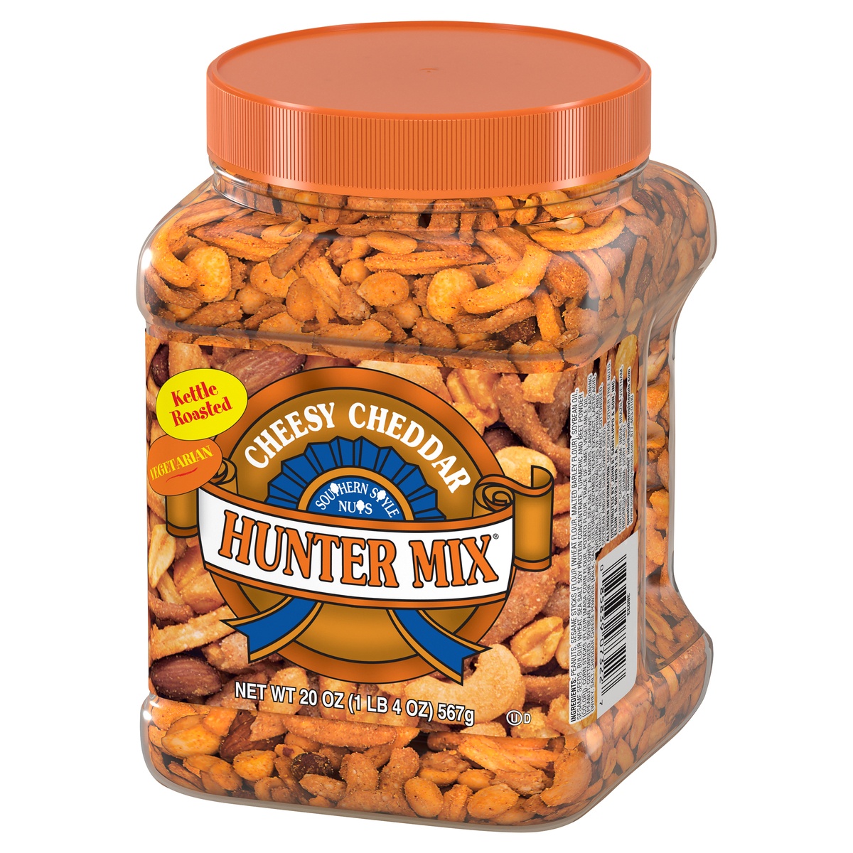 Hunter Southern Style Nuts Hunter Mix Cheesy Cheddar Nuts Jar 20 oz | Shipt