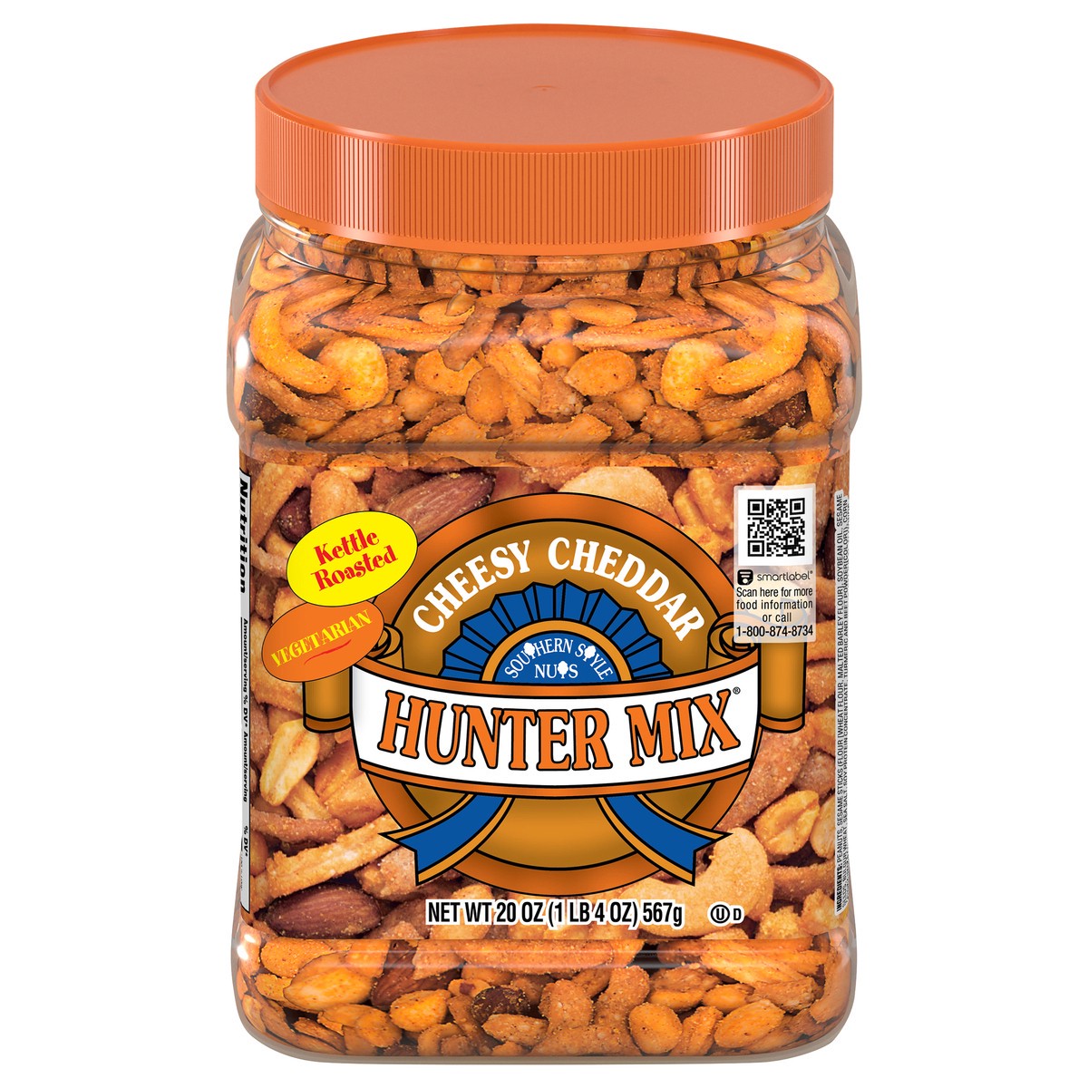 slide 1 of 1, Hunter Mix Southern Style Cheesy Cheddar Nuts 20 oz, 20 oz