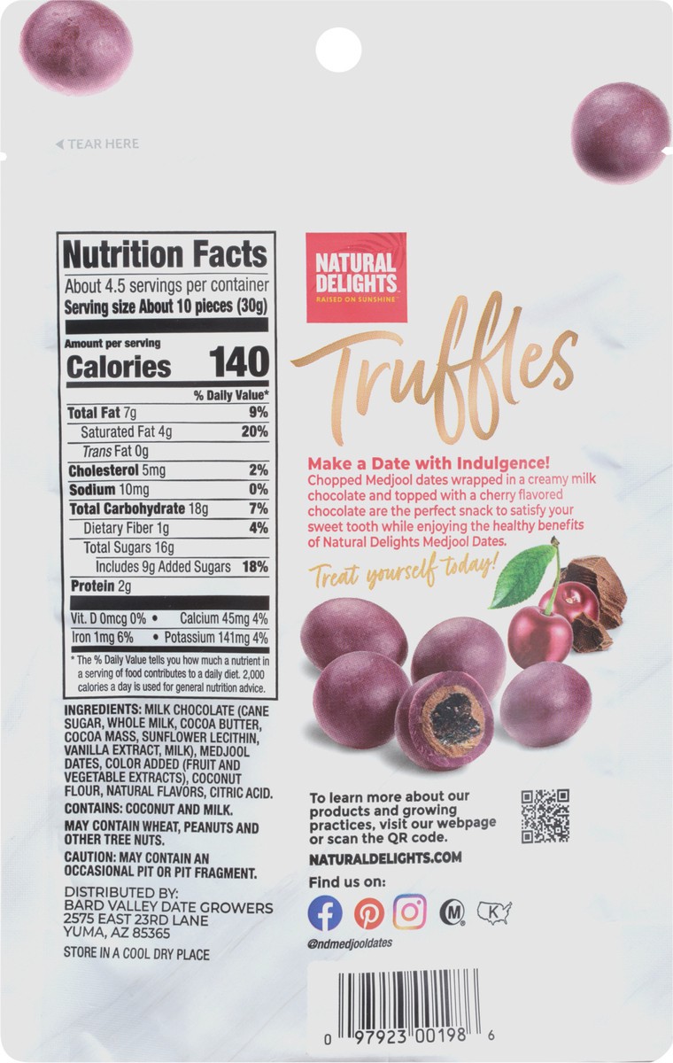 slide 5 of 9, Natural Delights Chocolate Cherry, 5 oz