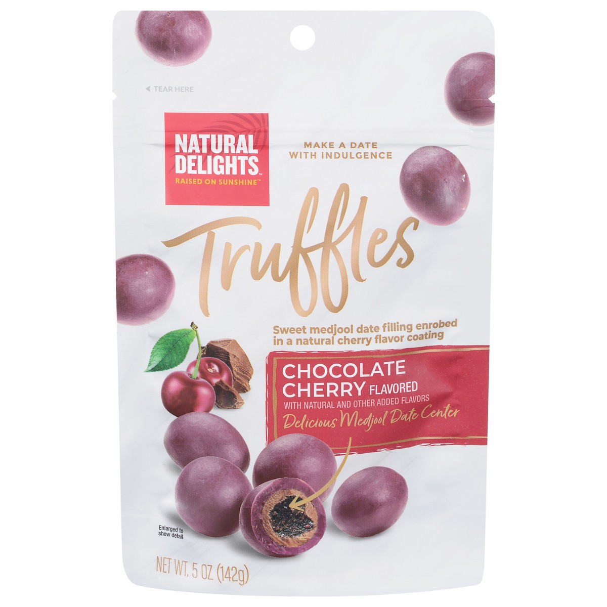 slide 1 of 9, Natural Delights Chocolate Cherry, 5 oz