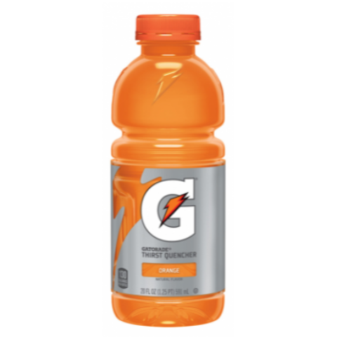 slide 1 of 1, Gatorade Orange, 20 oz